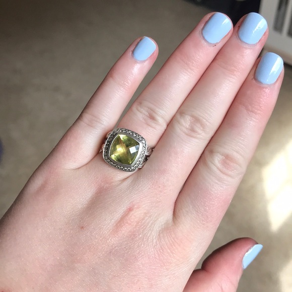 David Yurman Jewelry - David Yurman Albion Ring 11mm Lemon Citrine